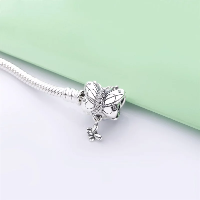 (image pour) Bracelet PANDORA Moments fermoir Papillon en Argent 597929CZ - Afficher 2