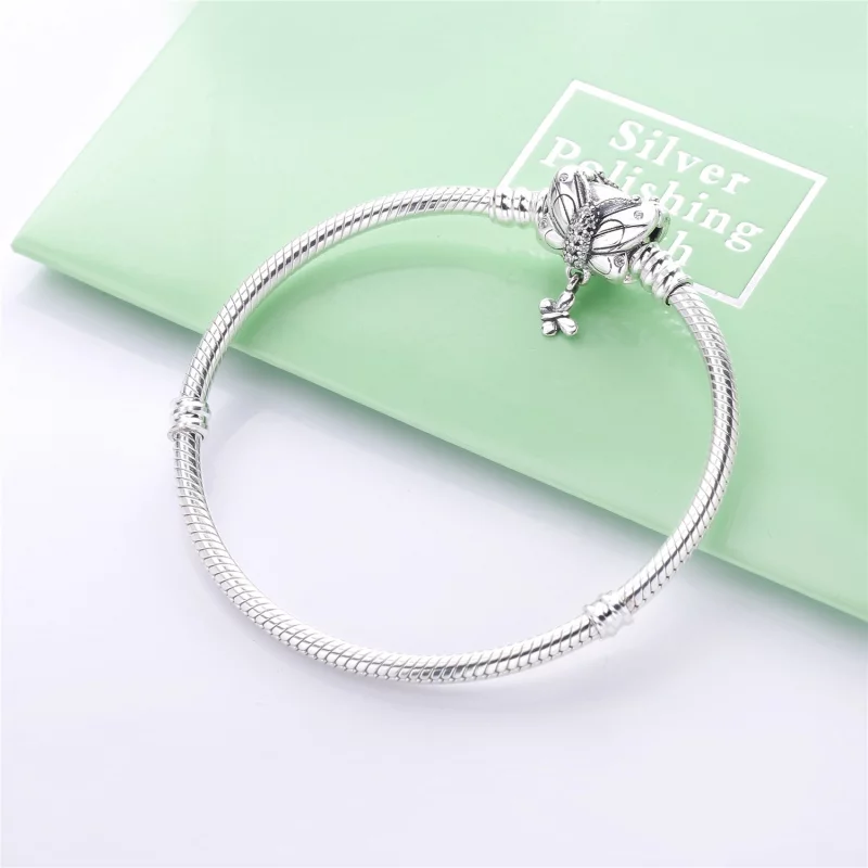 (image pour) Bracelet PANDORA Moments fermoir Papillon en Argent 597929CZ - Afficher 4