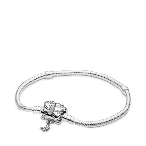 Bracelet PANDORA Moments fermoir Papillon en Argent 597929CZ (image pour) Bracelet PANDORA Moments fermoir Papillon en Argent 597929CZ