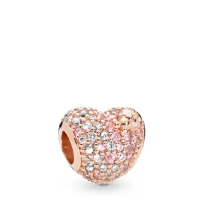 (image pour) Charm Cœur et Coccinelle en PANDORA Rose 787894NPOMX