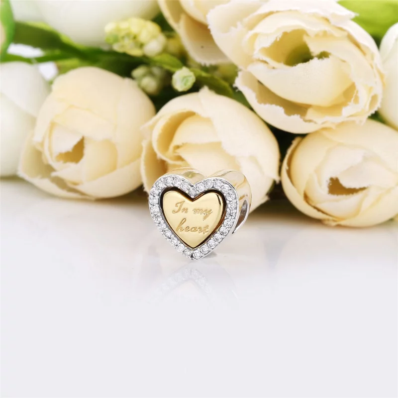 (image pour) Charm Du Fond de mon Cœur en Pandora Shine 767606CZ - Afficher 3