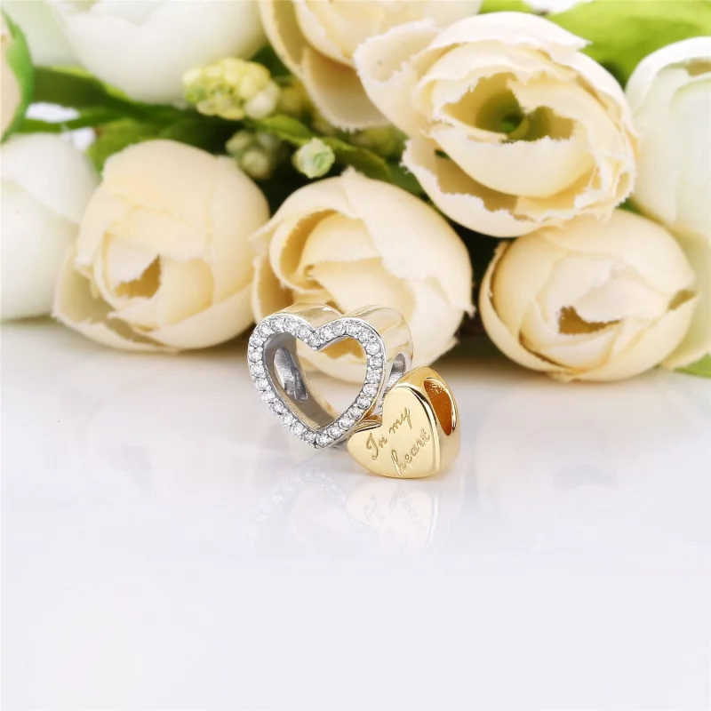 (image pour) Charm Du Fond de mon Cœur en Pandora Shine 767606CZ - Afficher 4