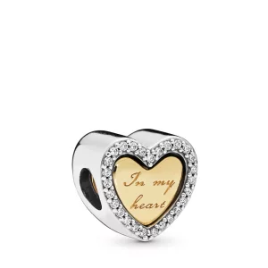 Charm Du Fond de mon Cœur en Pandora Shine 767606CZ (image pour) Charm Du Fond de mon Cœur en Pandora Shine 767606CZ