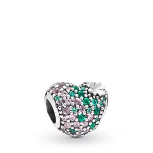 (image pour) Charm PANDORA Cœur et Trèfle en Argent 797869NRGMX