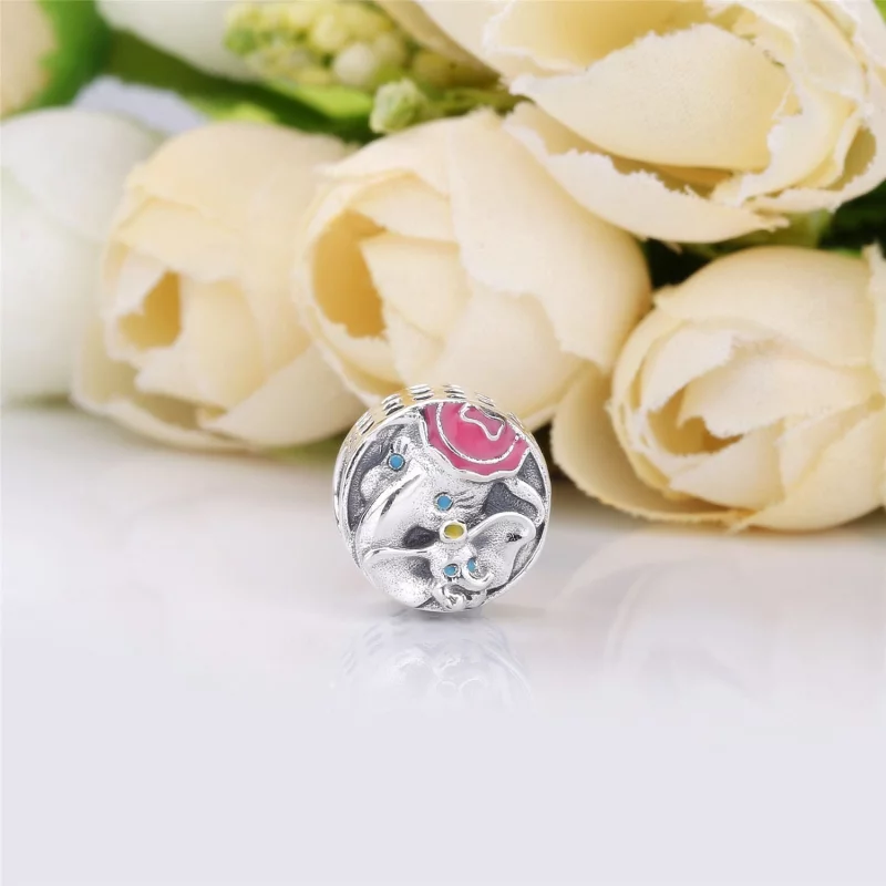 (image pour) Charm PANDORA Disney Dumbo et Mme Jumbo en Argent 797850ENMX - Afficher 2