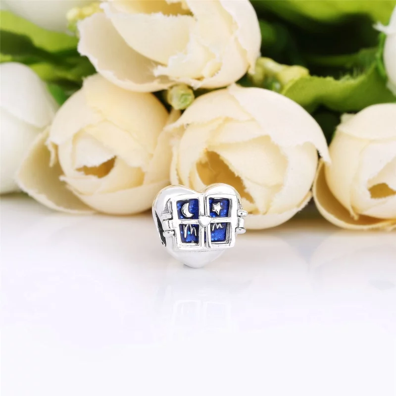 (image pour) Charm PANDORA Fenêtre de Ton Cœur en Argent 798006EN63 - Afficher 2