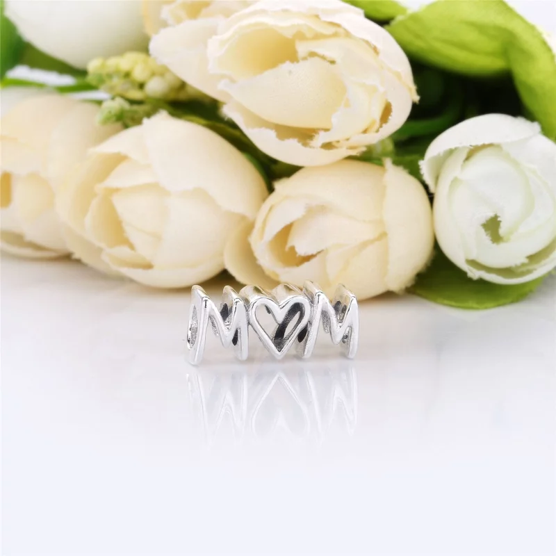 (image pour) Charm PANDORA Inscription Mum en Argent 797778 - Afficher 2