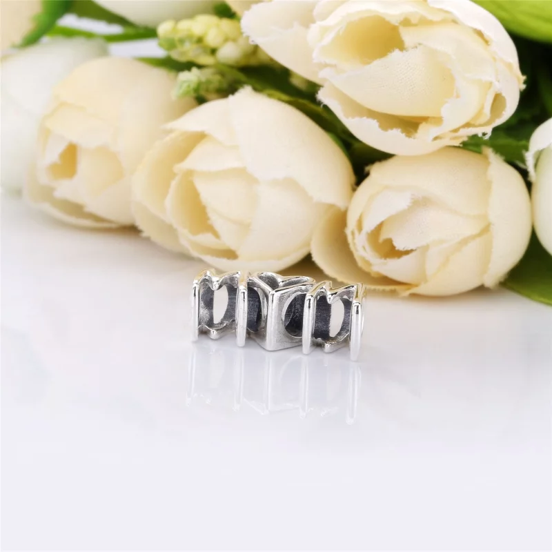 (image pour) Charm PANDORA Inscription Mum en Argent 797778 - Afficher 4