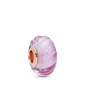 (image pour) Charm PANDORA Murano Rainuré Étincelant 788107