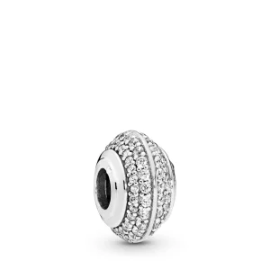 (image pour) Charm PANDORA Pavé Scintillant en Argent 798066CZ