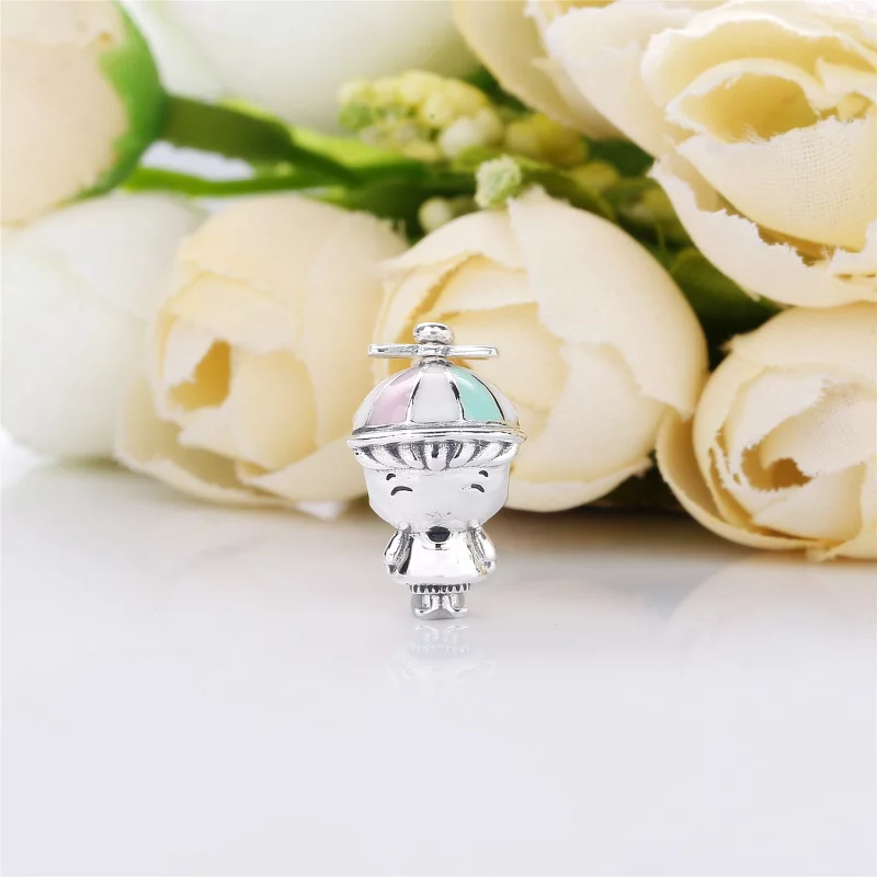 (image pour) Charm PANDORA Petit Garçon en Argent 798015ENMX - Afficher 2
