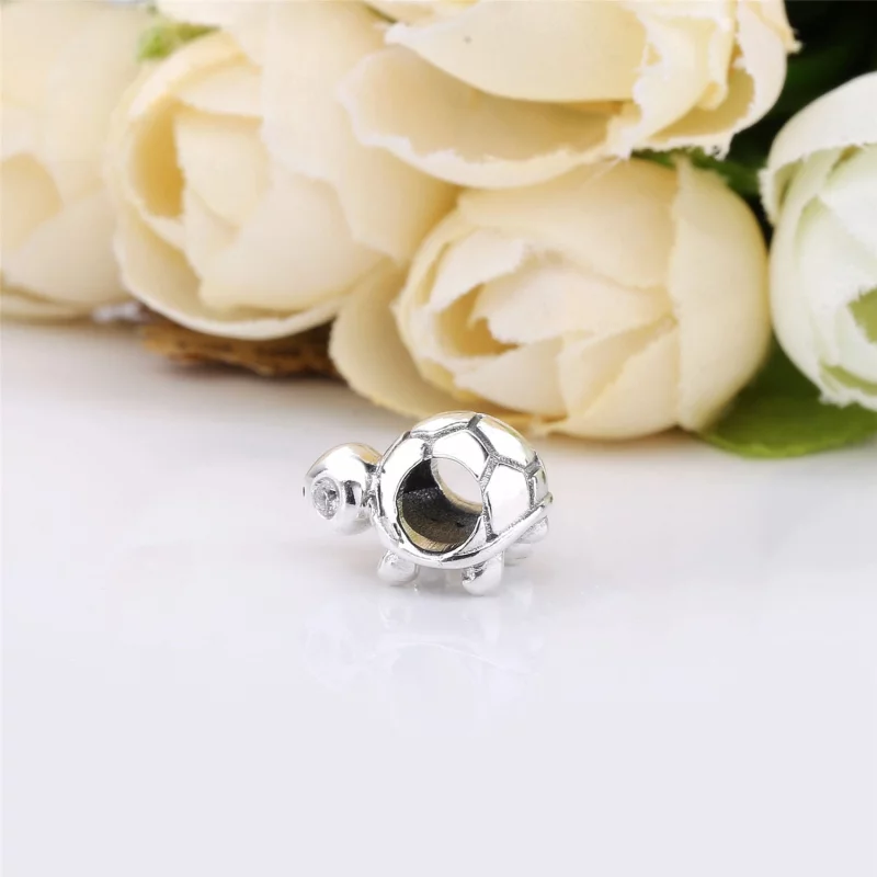 (image pour) Charm PANDORA Tortue en Argent 797878CZ - Afficher 3