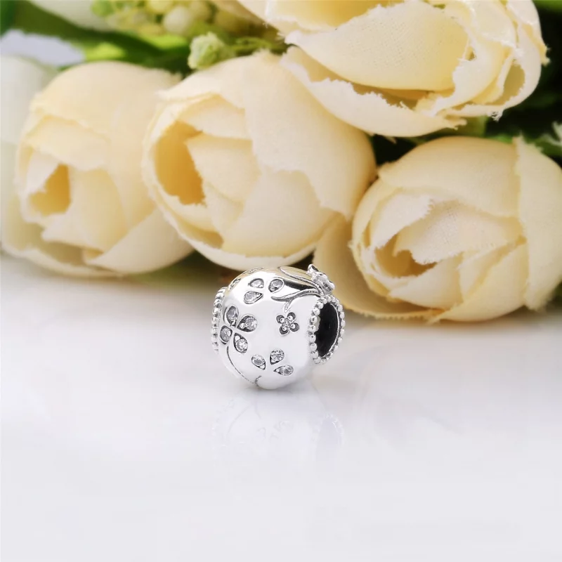 (image pour) Charm PANDORA Tête de Mort en Argent 797866CZ - Afficher 3