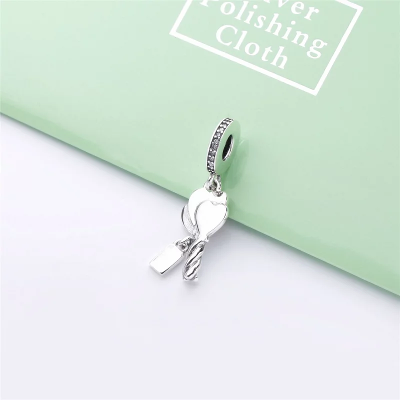 (image pour) Charm pendant PANDORA Ballons Cœurs en Argent 798076CZ - Afficher 4