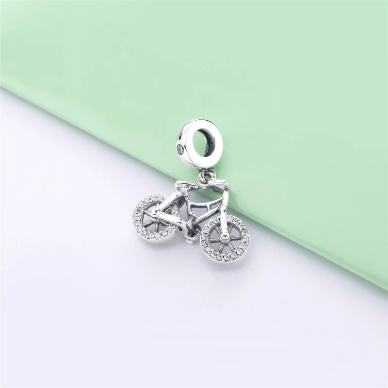 (image pour) Charm pendant PANDORA Bicyclette Brillante en Argent 797858CZ - Afficher 3