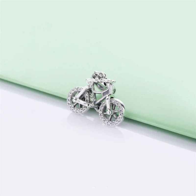 (image pour) Charm pendant PANDORA Bicyclette Brillante en Argent 797858CZ - Afficher 4