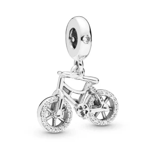(image pour) Charm pendant PANDORA Bicyclette Brillante en Argent 797858CZ