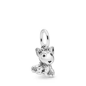(image pour) Charm pendant PANDORA Chiot Bull Terrier en Argent 798010EN16