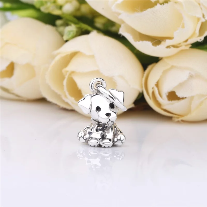 (image pour) Charm pendant PANDORA Chiot Labrador en Argent 798009EN16 - Afficher 2