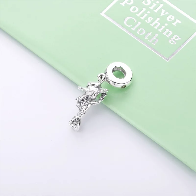 (image pour) Charm pendant PANDORA Disney Jessie en Argent 798048CCZ - Afficher 3