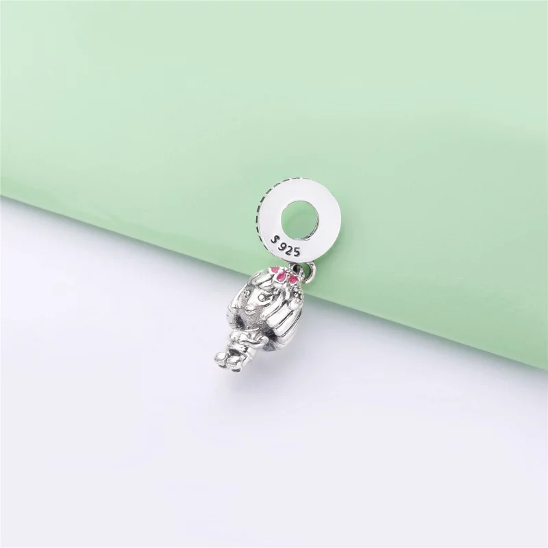 (image pour) Charm pendant PANDORA Fille chinoise de fleur 798114SSP - Afficher 4