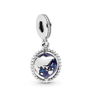 (image pour) Charm pendant PANDORA Globe en Argent 798021CZ