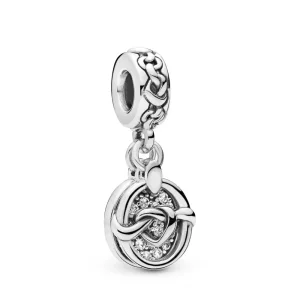 (image pour) Charm pendant PANDORA Liens de l'Amour en Argent 798095CZ