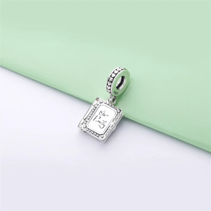 (image pour) Charm pendant PANDORA Livre de Famille en Argent 798105 - Afficher 2