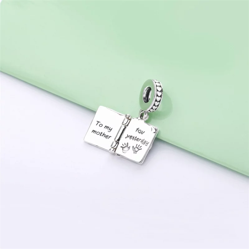 (image pour) Charm pendant PANDORA Livre de Famille en Argent 798105 - Afficher 3