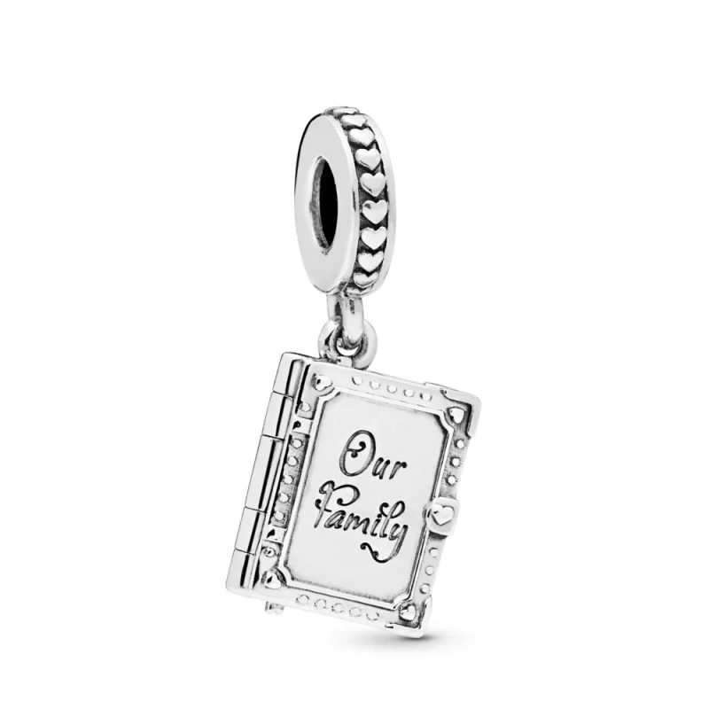 (image pour) Charm pendant PANDORA Livre de Famille en Argent 798105
