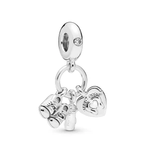 (image pour) Charm pendant PANDORA Mon Petit Bébé en Argent 798106CZ
