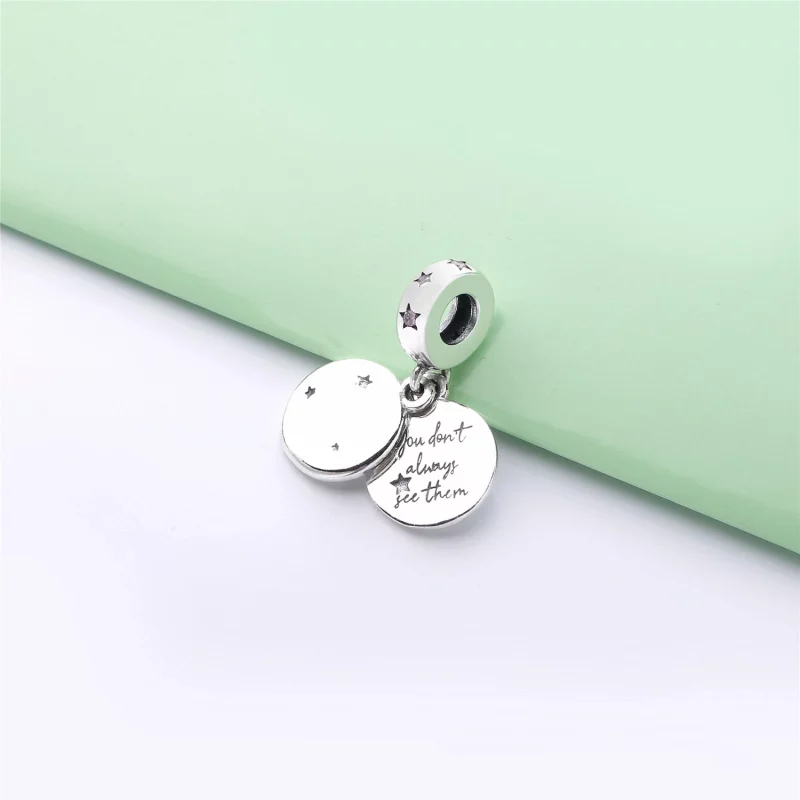 (image pour) Charm pendant PANDORA Sœurs pour la Vie en Argent 798012FPC - Afficher 4