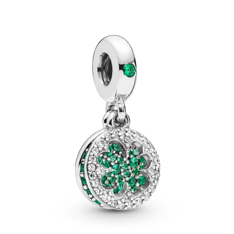 (image pour) Charm pendant PANDORA Trèfle en Argent 797906NRGMX