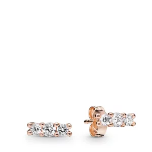 Clous d'oreilles Élégance Scintillante en PANDORA Rose 280725CZ (image pour) Clous d'oreilles Élégance Scintillante en PANDORA Rose 280725CZ