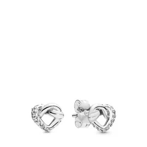 (image pour) Clous d'oreilles PANDORA Liens de l'Amour en Argent 298019CZ