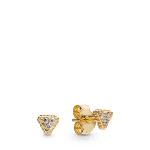 (image pour) Clous d'oreilles Triangles Scintillants en Pandora Shine 268030CZ