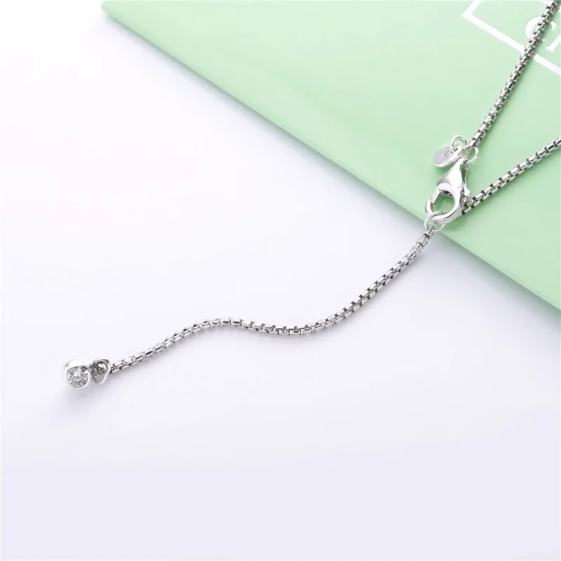 (image pour) Collier PANDORA Ballet de Papillons Éblouissants en Argent 397911CZ - Afficher 4