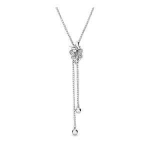 Collier PANDORA Ballet de Papillons Éblouissants en Argent 397911CZ (image pour) Collier PANDORA Ballet de Papillons Éblouissants en Argent 397911CZ