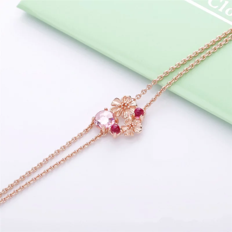 (image pour) Collier PANDORA Fleur de pêche 388101NCC - Afficher 3