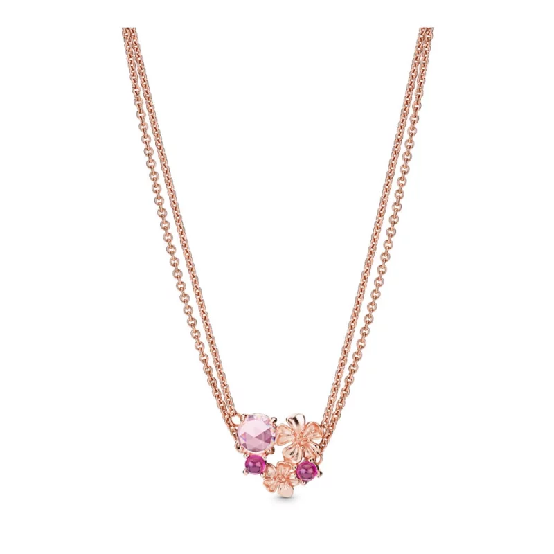 (image pour) Collier PANDORA Fleur de pêche 388101NCC