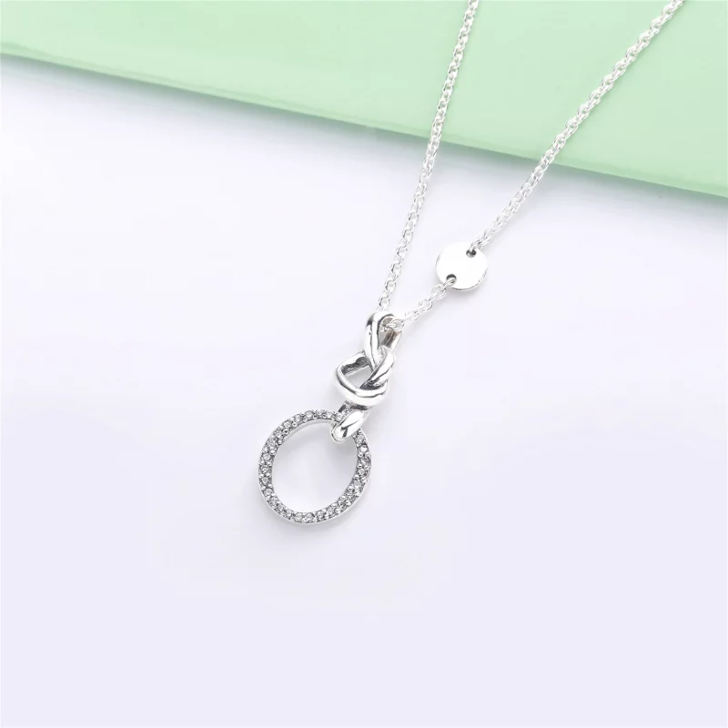 (image pour) Collier PANDORA Lien de l'Amour en Argent 398078CZ - Afficher 2
