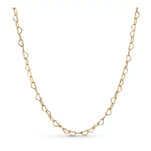 (image pour) Joined hearts necklace PANDORA 367961