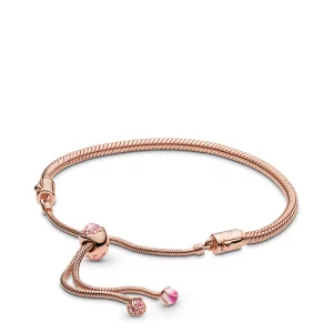 (image pour) Jonc Coulissant PANDORA Fleur de pêche 588093NCCMX