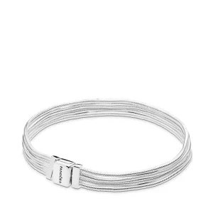 (image pour) PANDORA Reflexions Bracelet Maille Serpent Multirang en Argent 597943
