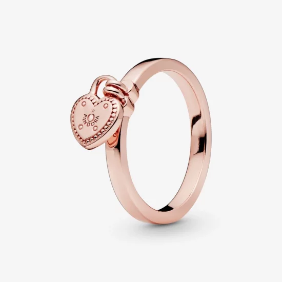 (image pour) Bague PANDORA Cadenas En Forme de Cœur 186571