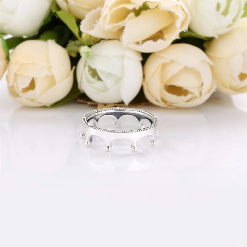 (image pour) Bague PANDORA Couronne Polie 198599C00 - Afficher 5