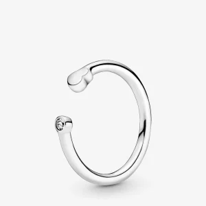 (image pour) Bague PANDORA ouverte Cœur Poli 198559C01