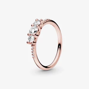 (image pour) Bague PANDORA Rose Élégance pétillante 186242CZ
