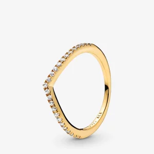 (image pour) Bague PANDORA Shine Wishbone pétillant 166316CZ
