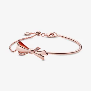 (image pour) Bracelet Jonc PANDORA Rose Arc orné 587242CZ